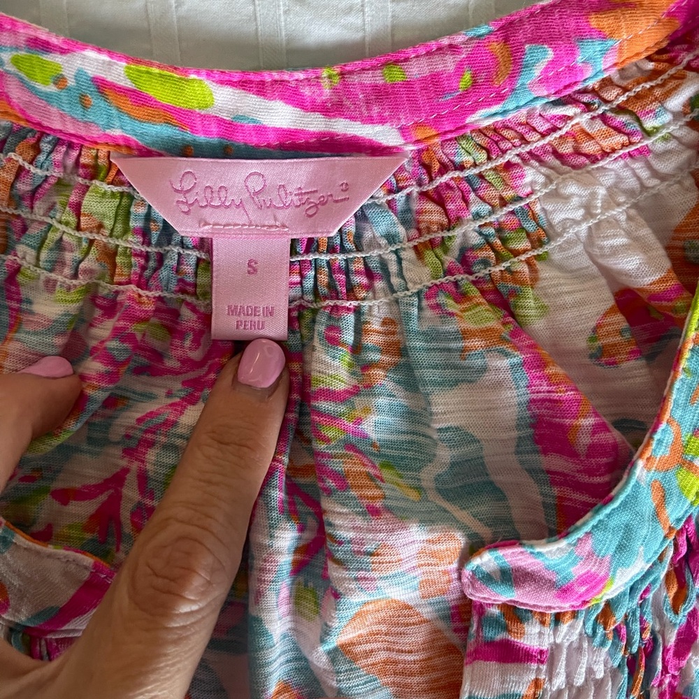 Lilly Pulitzer Essie Tank size Small - Picture 3 of 4